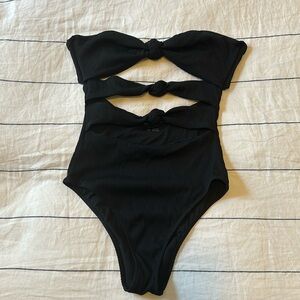 Aerie One Piece Swimsuit with 3 Knots
